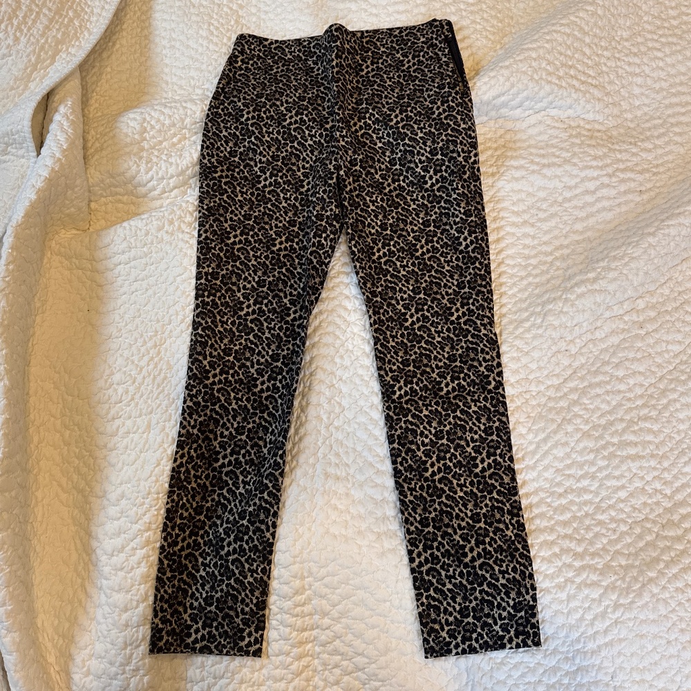 Sezane Clara Trousers Jacquard Léopard - Size 38